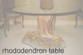 rhododendron table by derek pearce
